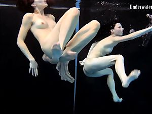 two girls swim and get nude splendid