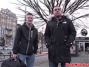 large Amsterdam escort cockriding tourist
